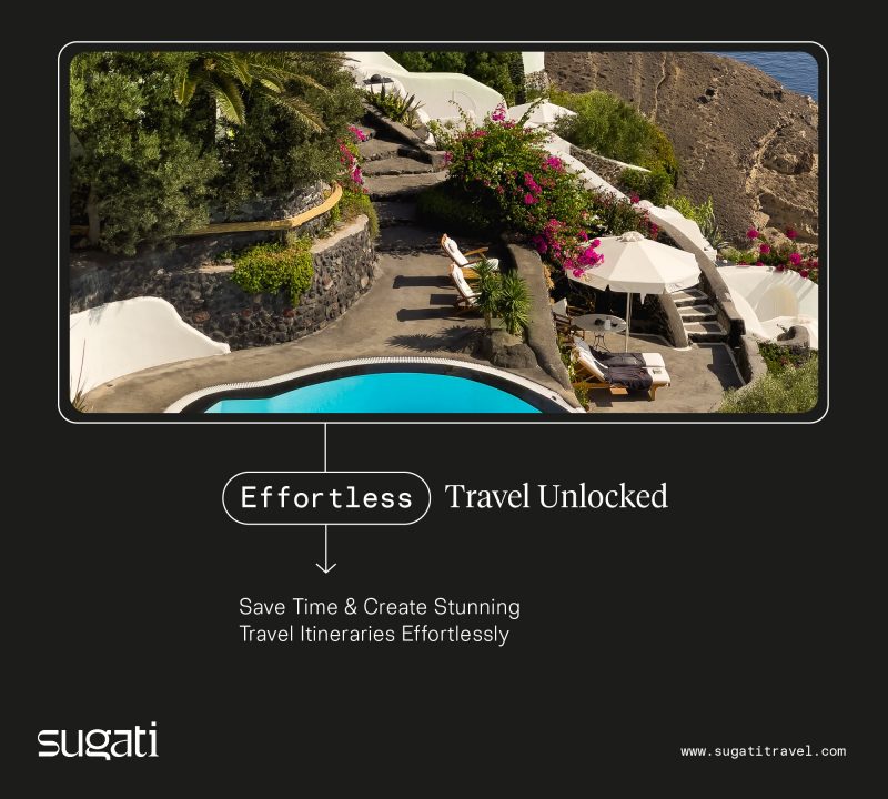 Sugati CRM Smart Import travel itinerary builder interface